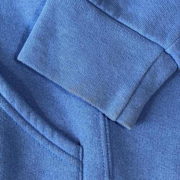 North Carolina Tar Heels Hoodie Y2K Russell athletics Mens M NCAA Baggy Blue VTG - Picture 5 of 16